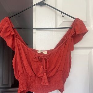 Blouse and short outfit